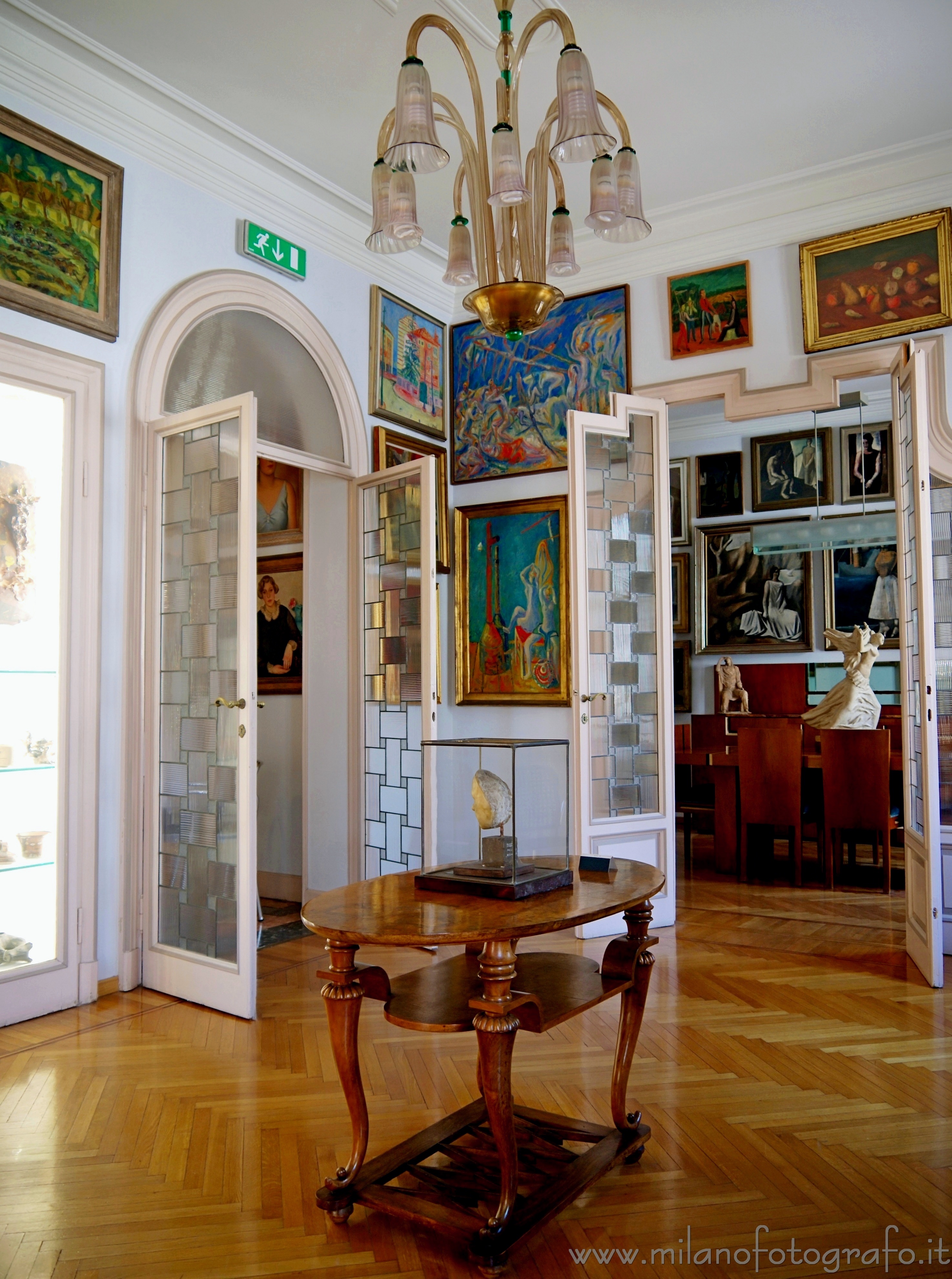 Milan (Italy) - Room inside the House Museum Boschi di Stefano